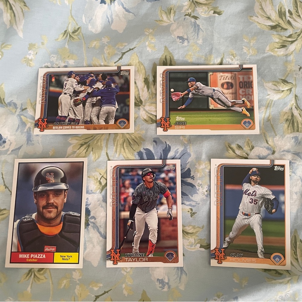 New York Mets Baseball Trading Cards Set
